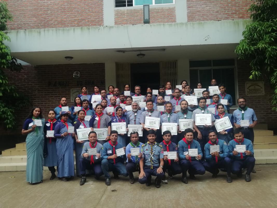 International Day of Peace celebrations With 117th Cub scout unit leader skill Course 