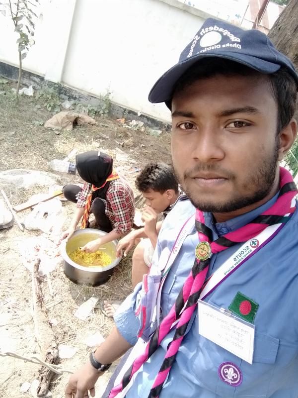 রোভার মেট কোর্স-২০১৯ রান্নার আয়োজন 
