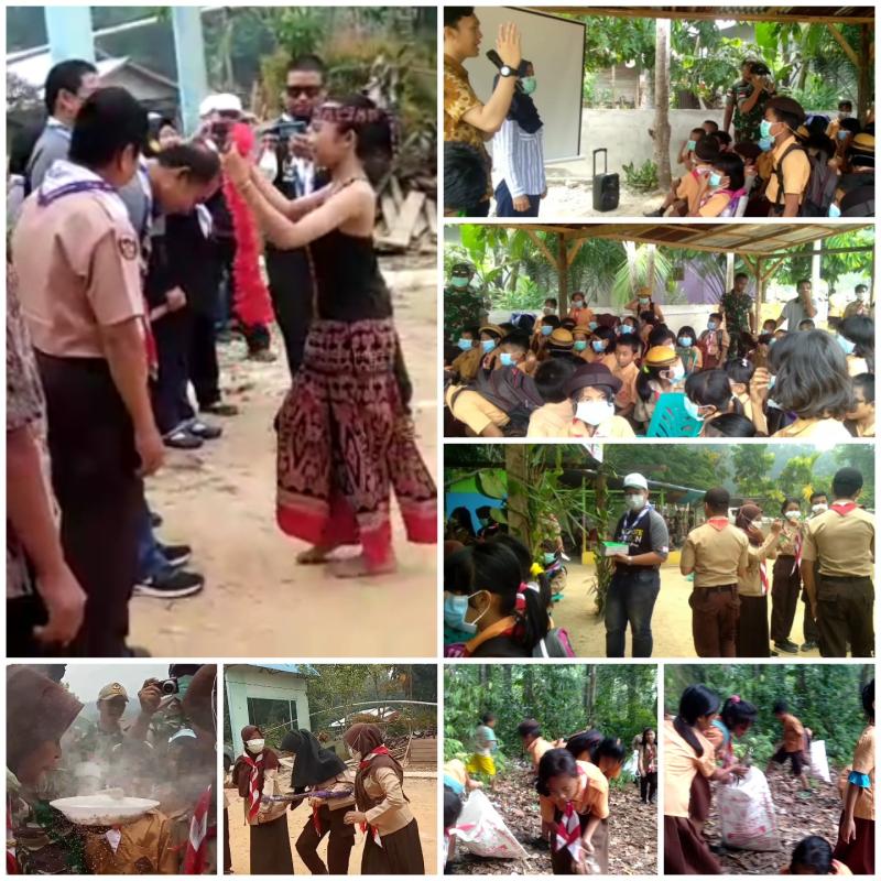 Perayaan International Peace Day di SDN 03 Sajingan Besar 