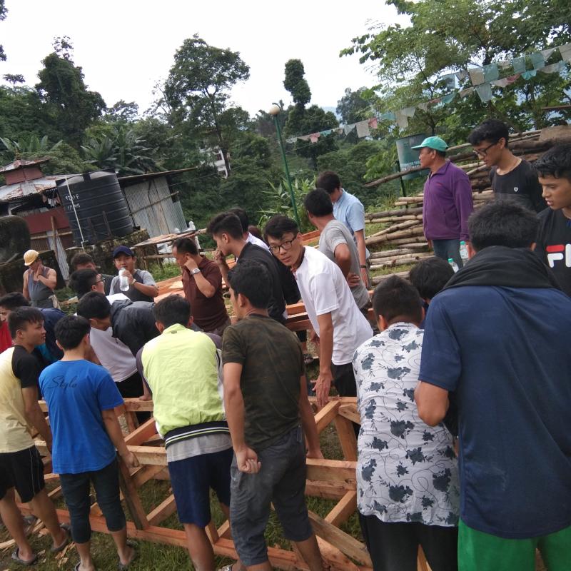 Service for the preparation of Drupchen  at Dudjom Dharma House 