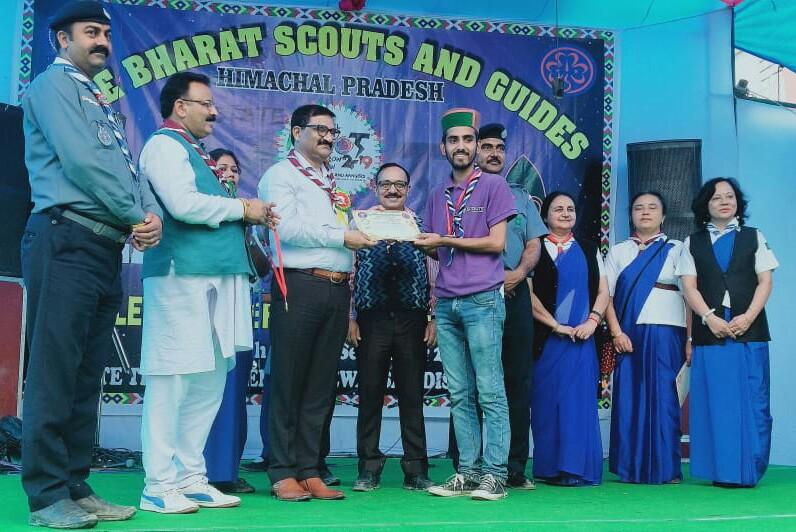 Service During State Level Rover Ranger Moot of Bharat Scouts and Guides Himachal Pradesh.