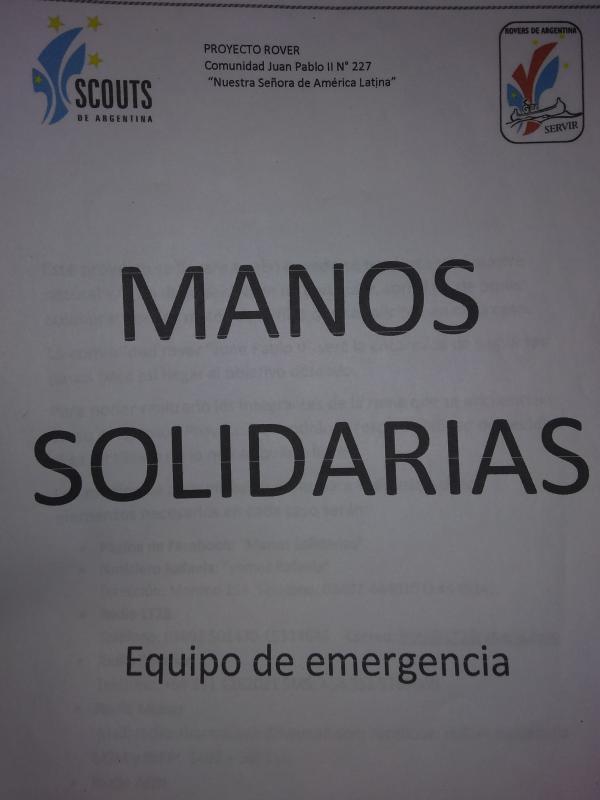 MANOS SOLIDARIAS