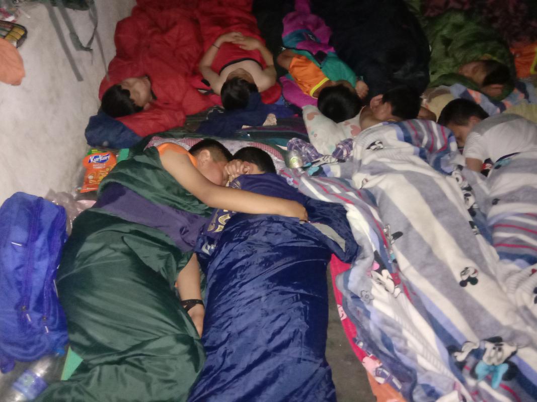 Adventure and sensitization camping