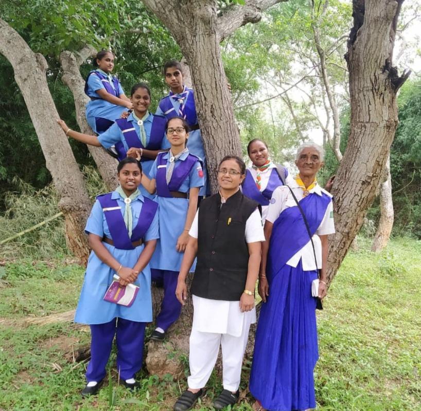 Service held at The Bharath Scouts and guides