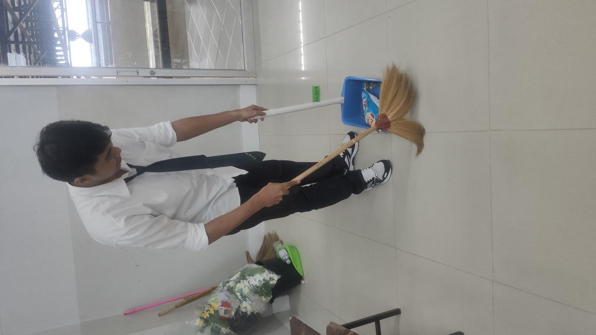 ทำความสะอาดห้อง