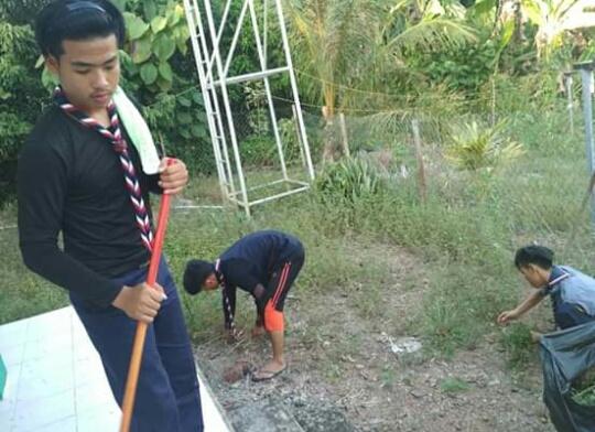 kembara keamanaan kampung kekampunh selama 5hari pengakap kelana A daerah kudat