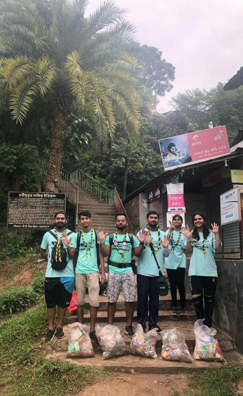 The members of Samatat has Cleaned Chondimura 