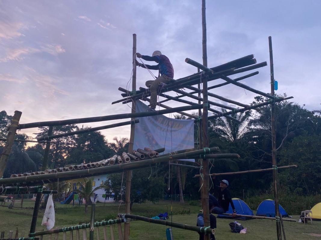 Keindahan Pagi Perkhemahan Unit Beruniform Sk Jaya Baru Kinabatangan