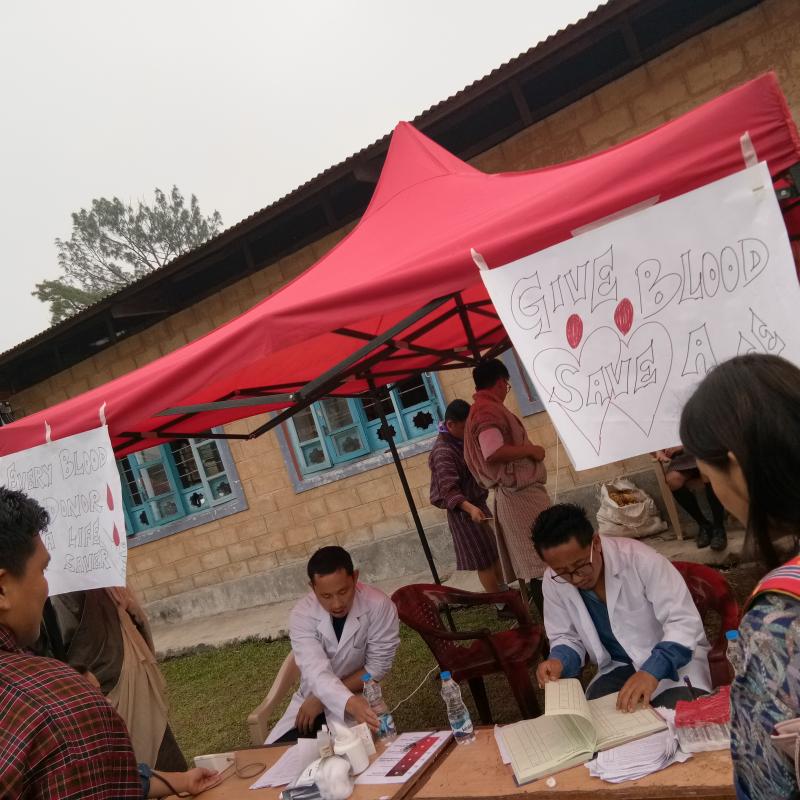 Blood donation campaign 