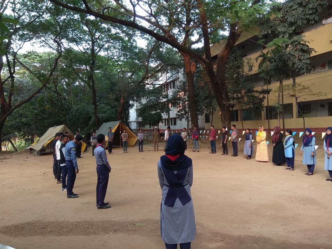 বাঙলা কলেজের দীক্ষা ক্যাম্প