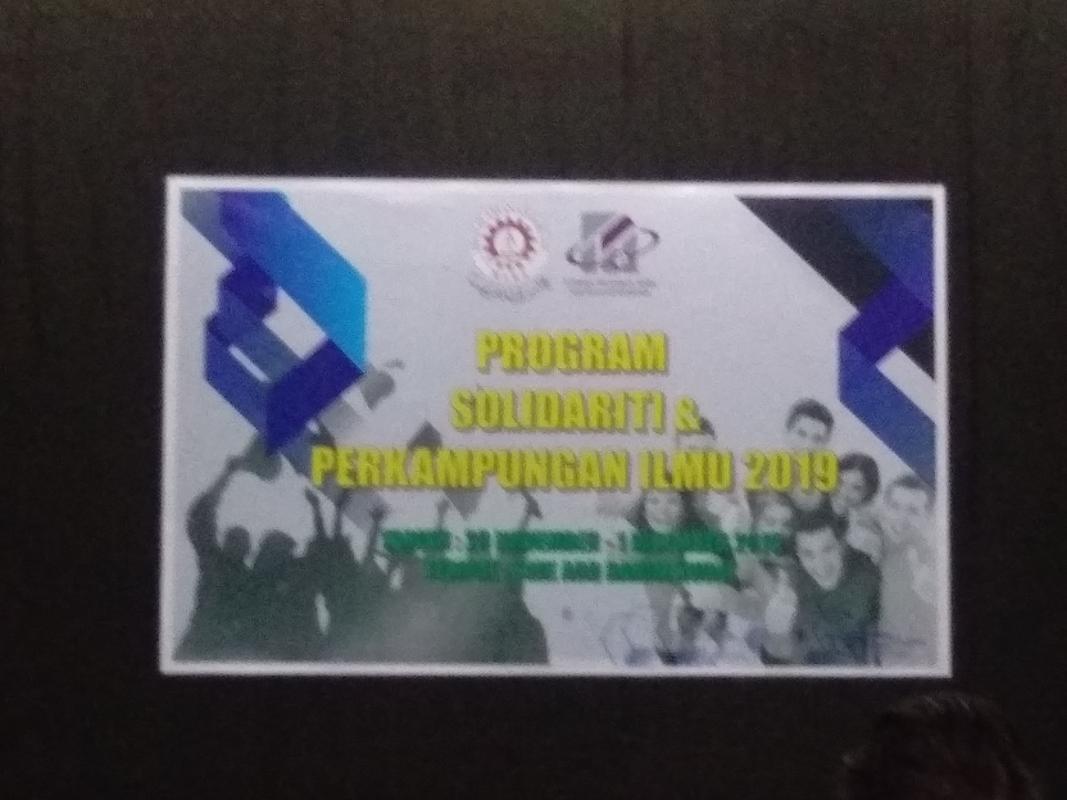 program solidariti dan perkampungan ilmu... 