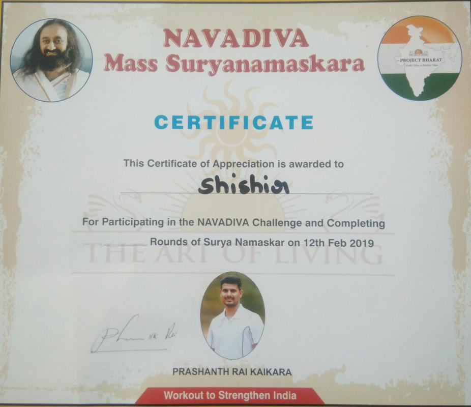 NAVADIVA Mass Suryanamaskara Yoga Program 