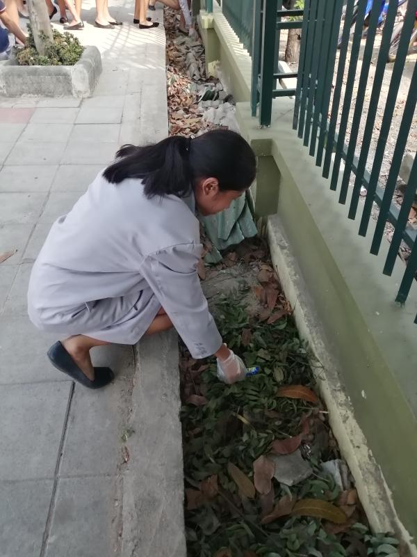 เก็บขยะ