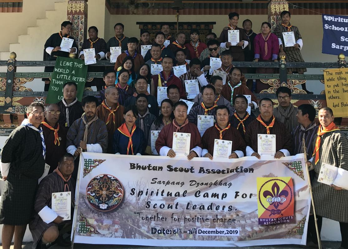 Spiritual retreat camp in Pemaling Lhakhang 