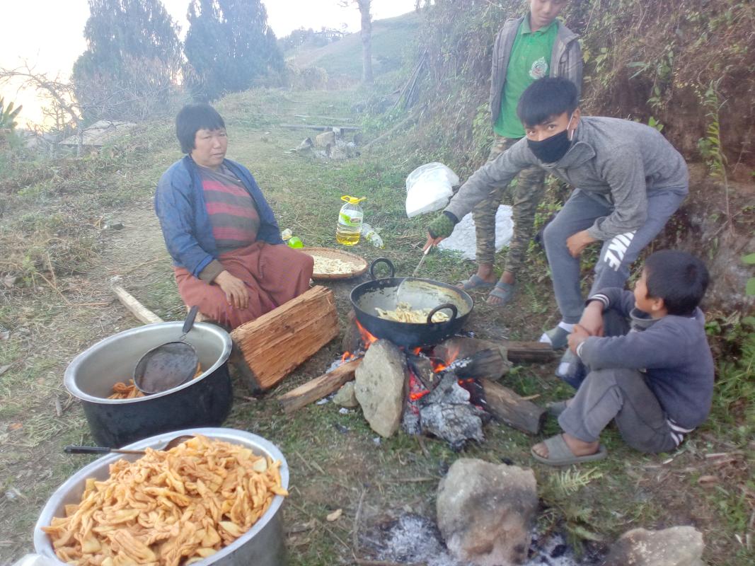 Tshok preparation for Baza Guru Dhung drup