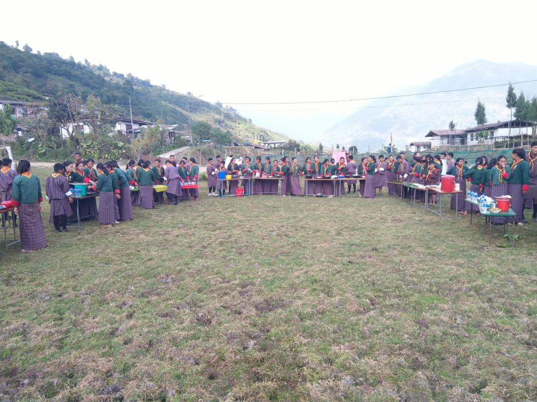 scouts cooking competition