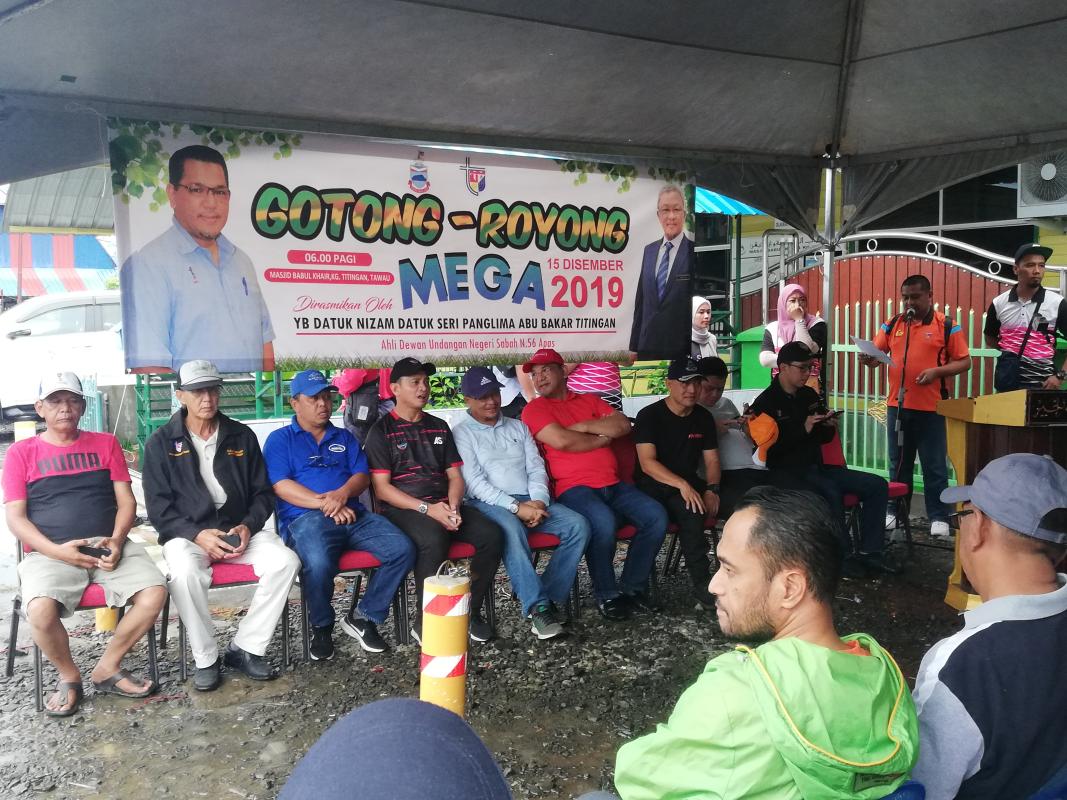 Gotong-royong Mega 2.0 @ Kg Titingan Tawau. 