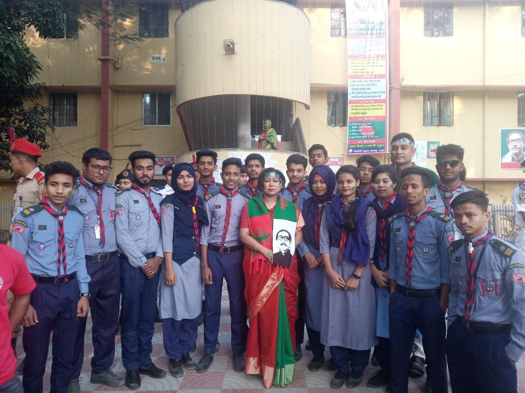 বিজয় দিবস ২০১৯ এ সরকারি বাঙলা কলেজের বিভিন্ন কার্যক্রম 