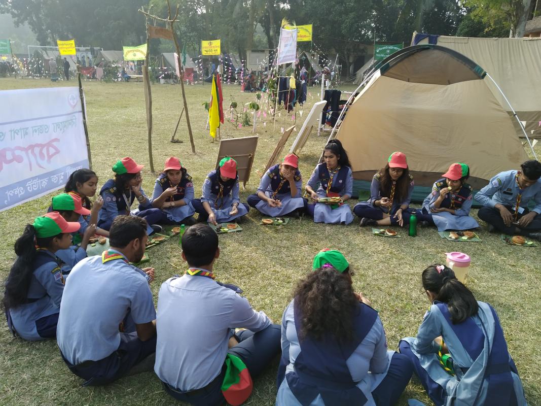 অগ্রণী মুক্ত স্কাউট গ্রুপ, ঝিনাইদহের বিশেষ ডে ক্যাম্প অনুষ্ঠিত 