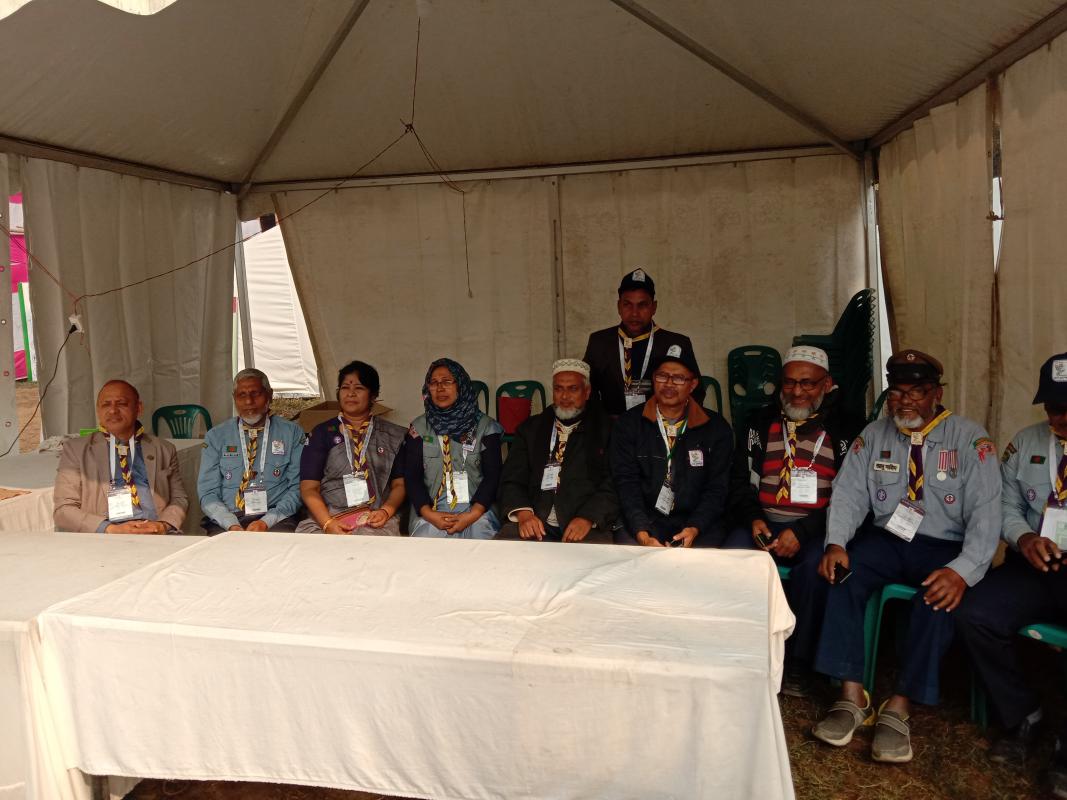 ৯ম জাতীয় কাব ক্যাম্পুরি ২০২০ এ স্বেচ্ছাসেবকের দায়িত্ব পালন