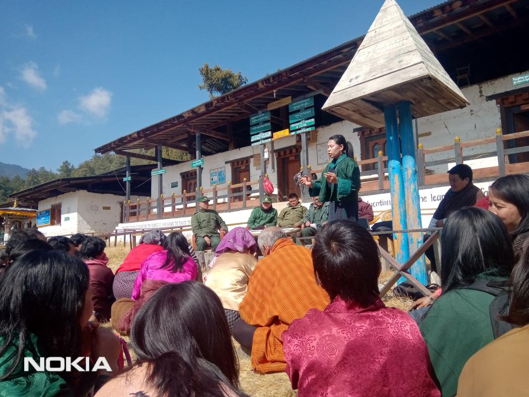 Awareness on wast management.