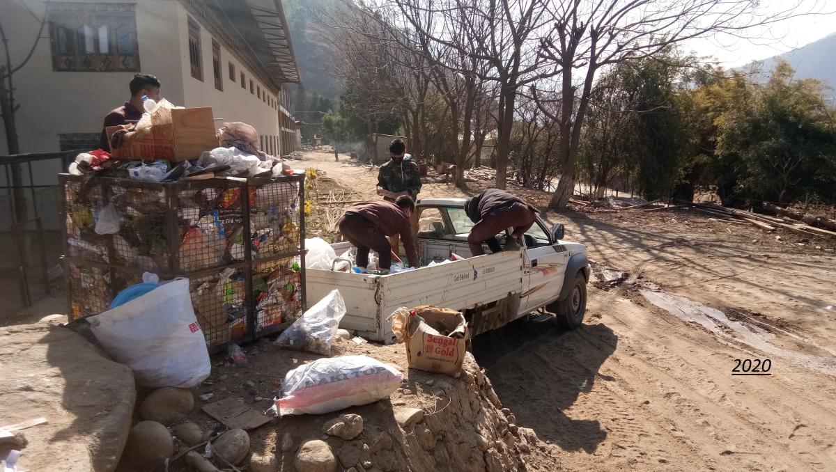 Dumping waste