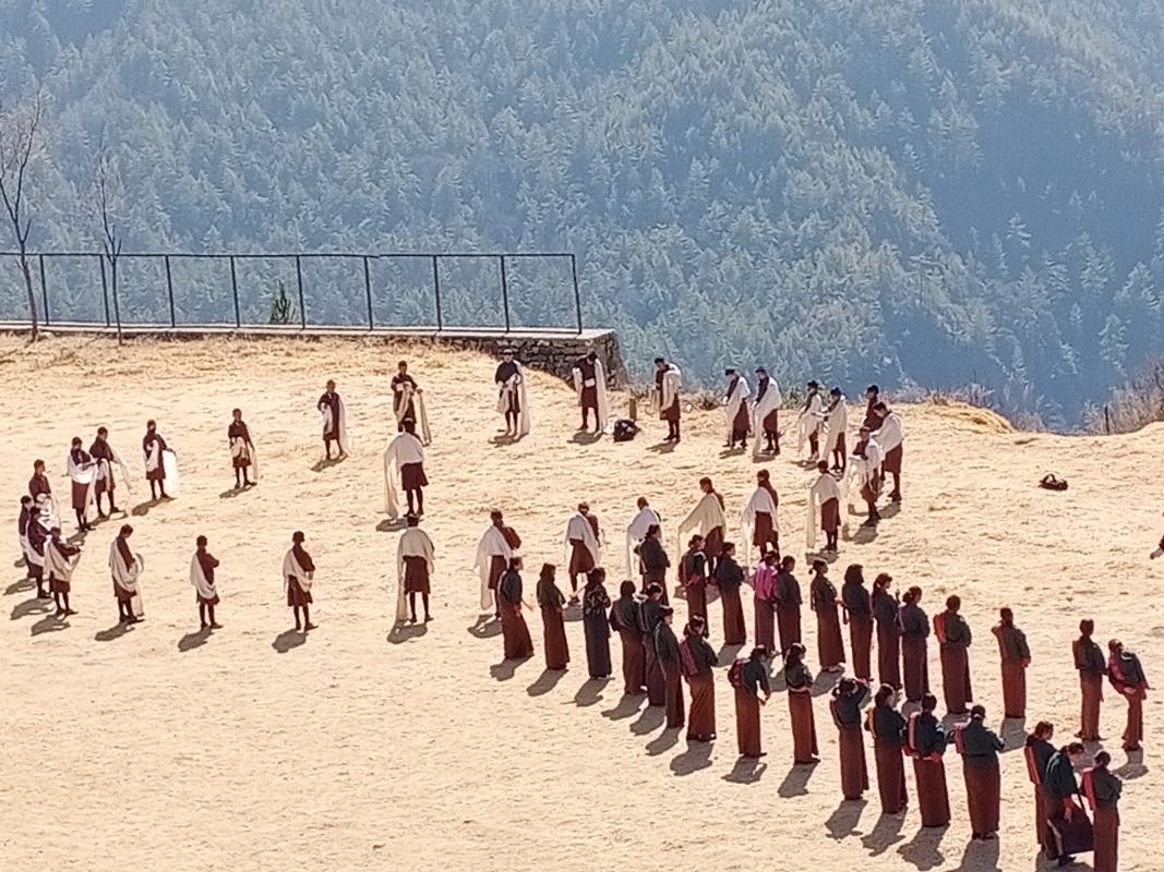 Orientation on character building.