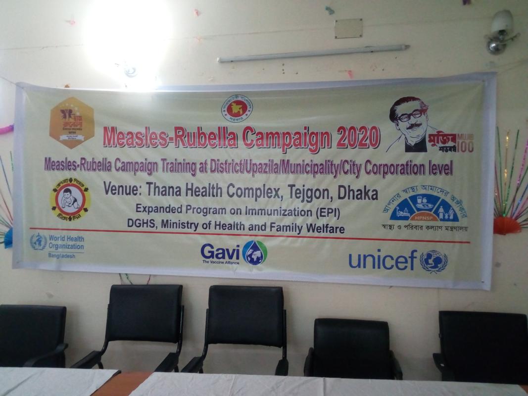 Measles-Rubella Campaign Training 2020
