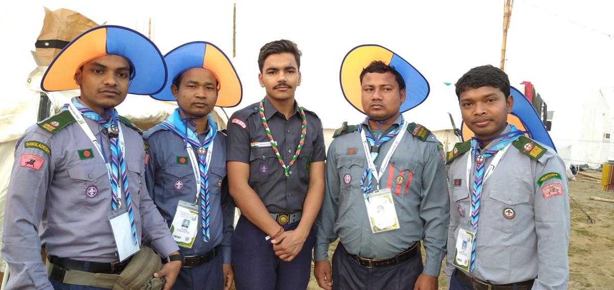 Attend with India contingent  of 2nd Community Scout Camp 2020