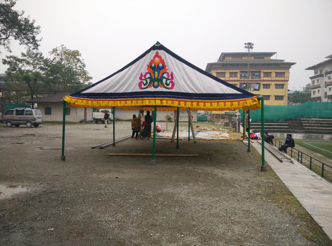 Preparation for the Birth Anniversary of his Majesty the King.