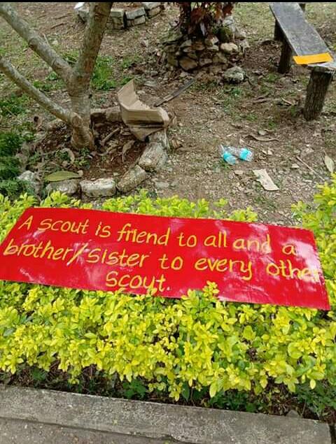 Establishment of scouts den in Garpawoong MSS