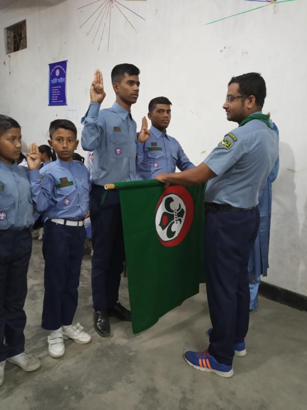 খা‌লেদ হায়দার মে‌মো‌রিয়াল উচ্চ বিদ্যালয় স্কাউট গ্রু‌পের ১ম দিক্ষা অনুষ্ঠান-২০২০