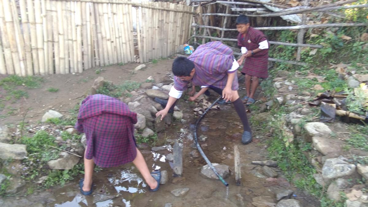 Adoption of spring water to sustain the tap water