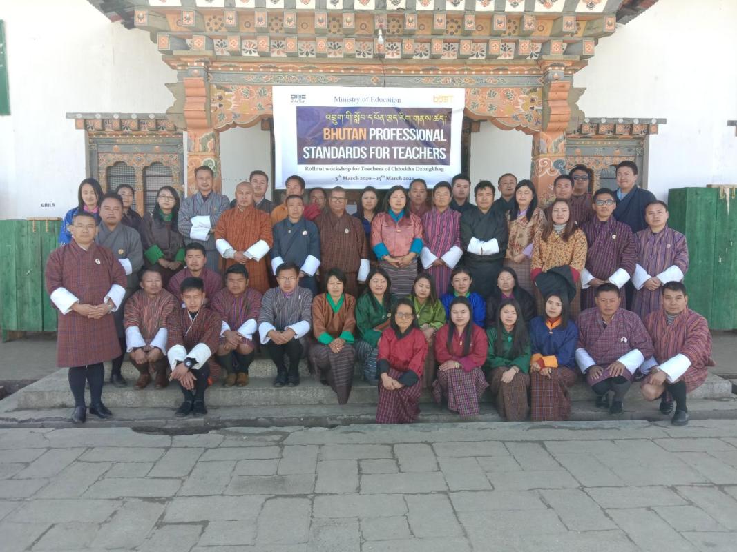 Orientation on bhutan professional  standards for teacher. 