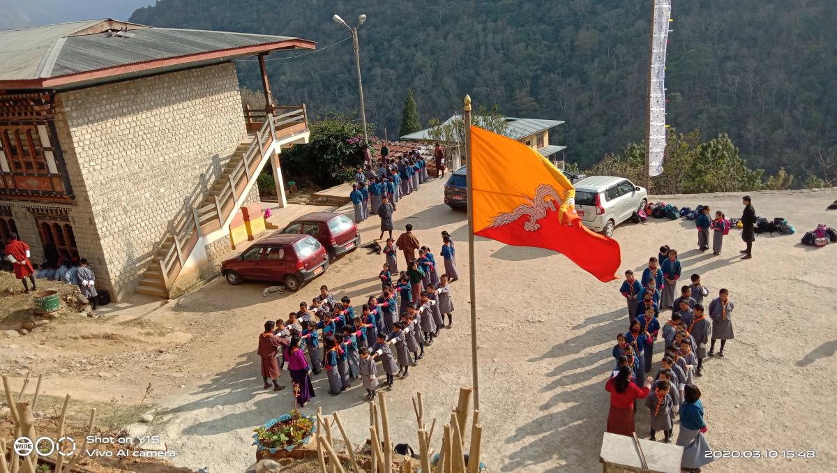 scouts training on drills 