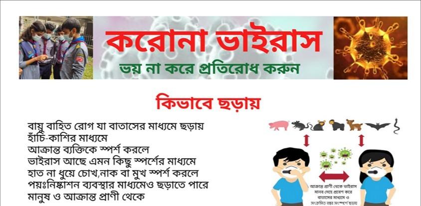 করোনা ভাইরাস প্রতিরোধ মূলক ক্যাস্পেইন 