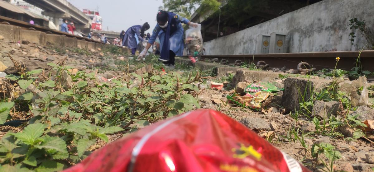 Cleaning Railway Station & Tracks