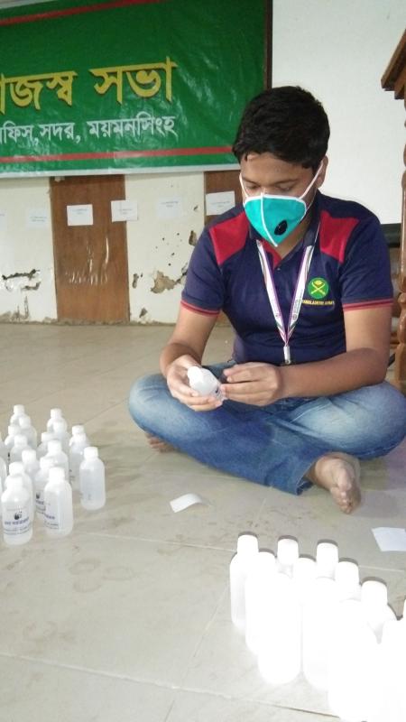 Preparing Hand Sanitizer