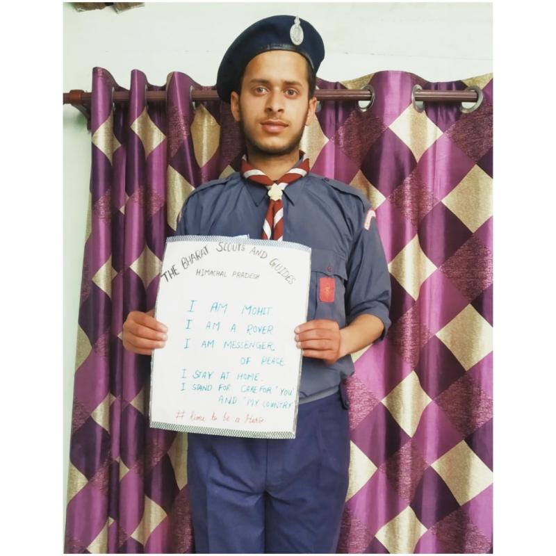 Scouts fight against Corona