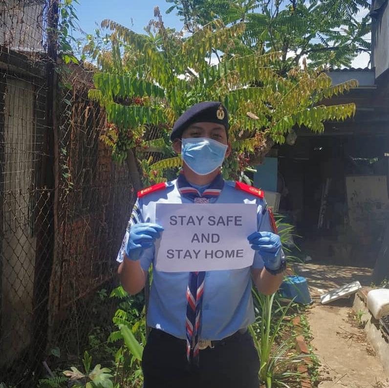 Agihan Perisai muka atau Face Shield kepada barisan frontliners