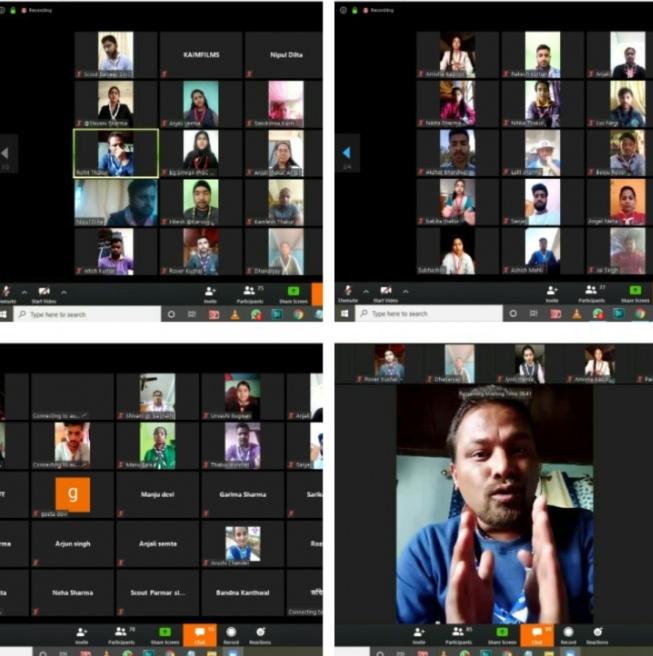 online meeting through zoom app