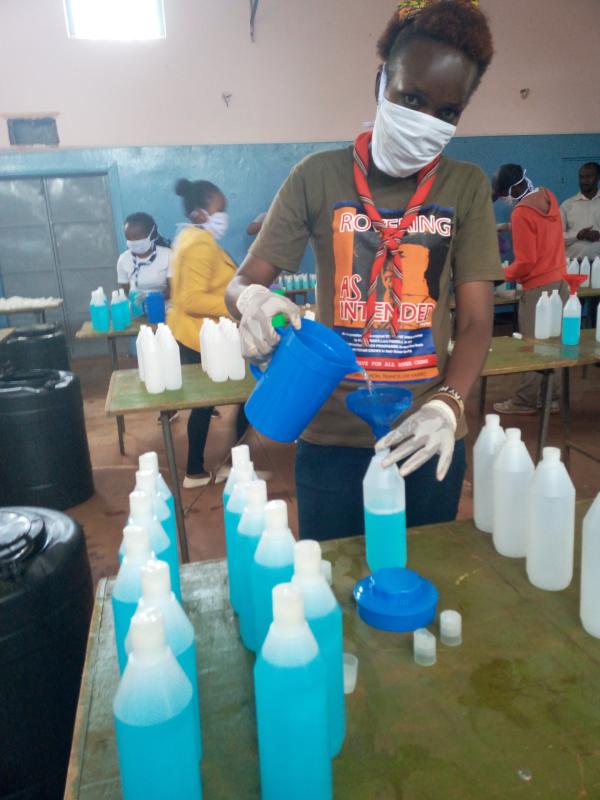 The Fight Againist Covid-19 Kenya Scouts