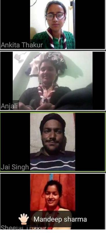 Virtual meeting against Covid-19