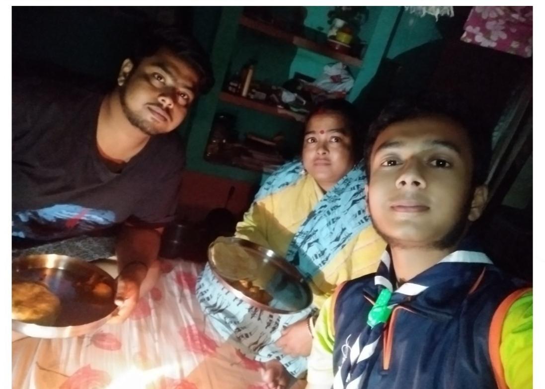 Earth Hour challange (4) #Dinner-in-the-dark.