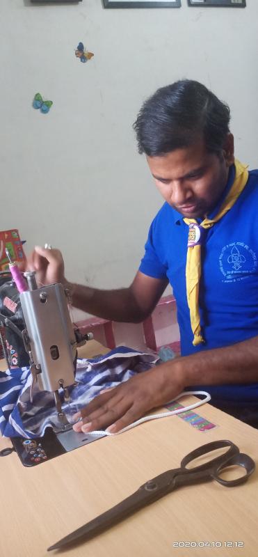 कोरोना मे कपडे का बैग बनाए