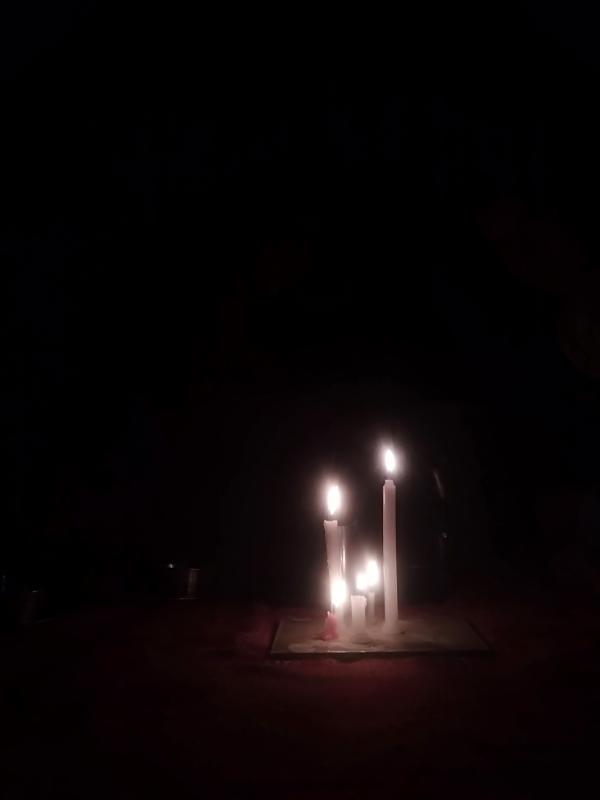 Earth Hour challenge 4 #dinner in the dark