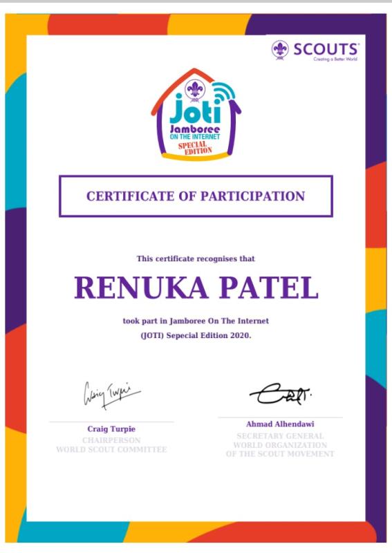 Sankalp - # Special JOTI, 3-5 April 2020