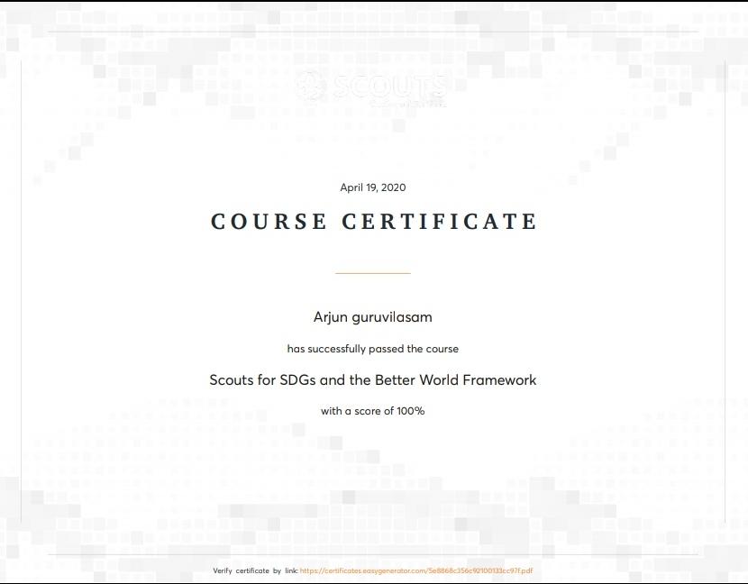 PROJECT SANKALP - DIGITAL SCOUTING GUIDING-CHALLENGE2