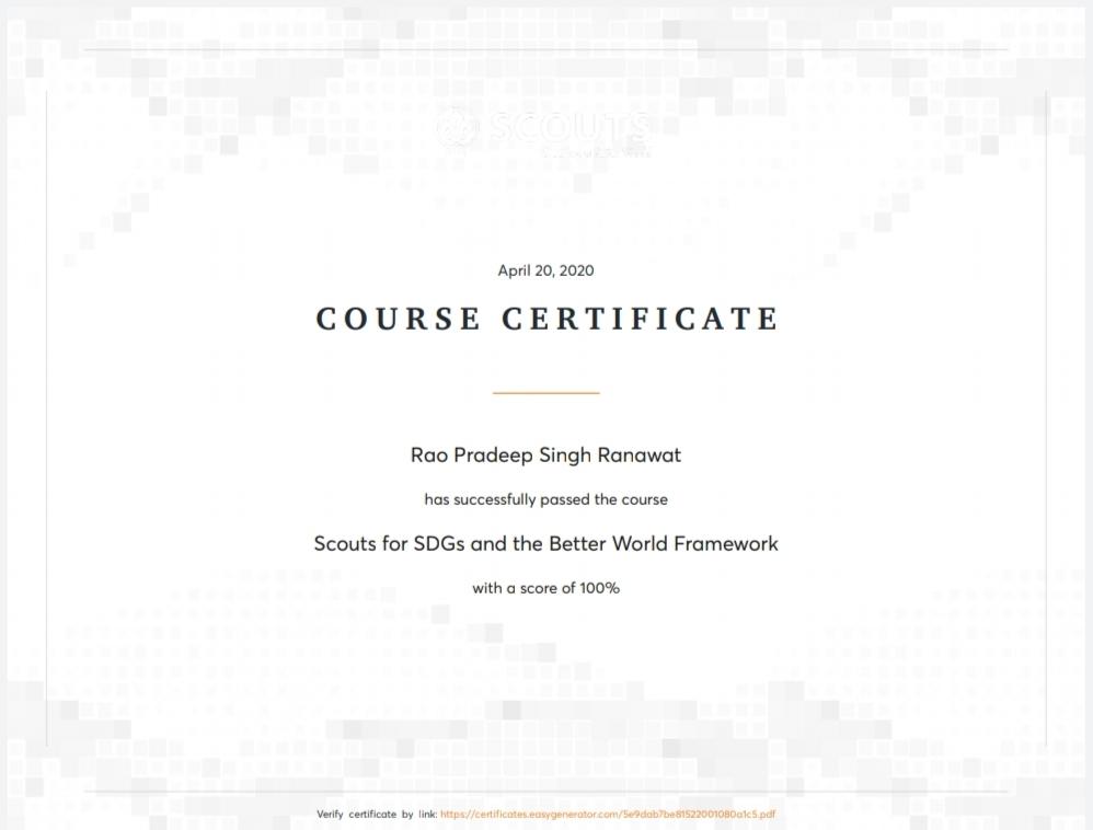 PROJECT-SANKALP, GROUP-D, CHALLENGE - "E-LEARNING COURSE", BSG INDIA