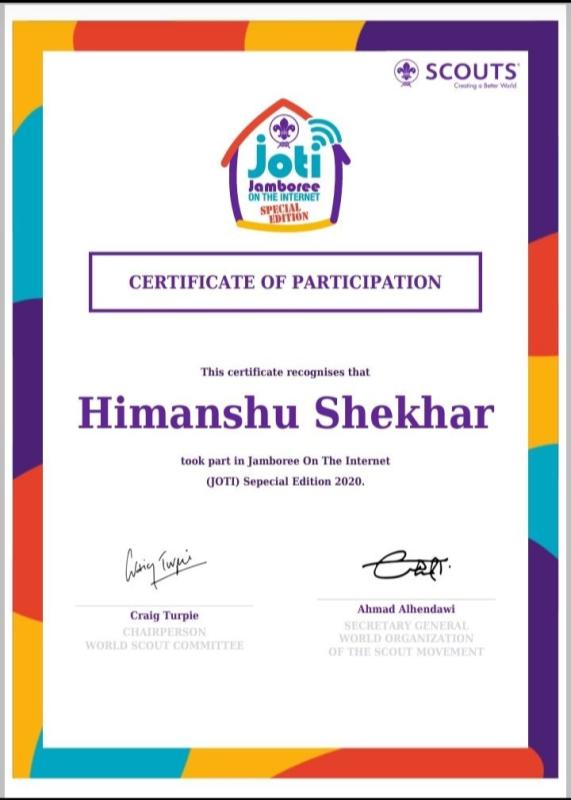 GROUP (D) DIGITAL SCOUTING GUIDING
CHALLANGE-1 #SPECIALJOTI
#bsgindia  #specialjoti #  scouts4sdgs  #stayathome  #sotajoti #sankalpbyscoutguide